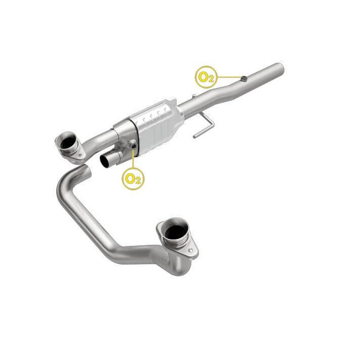 MagnaFlow 3391285 Direct Fit California Stainless Catalytic Converter (2" ID/2.5" OD)
