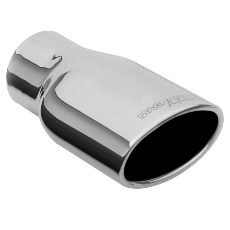 MagnaFlow 35171 Oval Angle Cut Double Wall Exhaust Tip (3" ID/3.5"x5.5" OD)