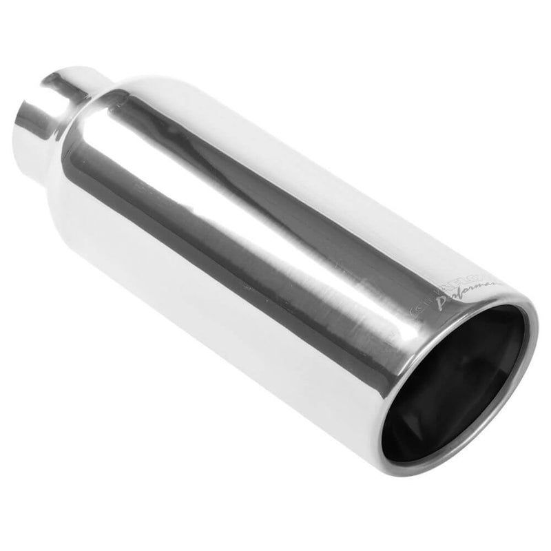 MagnaFlow 35173 Round Straight Cut Double Wall Exhaust Tip (2.25" ID/4" OD)