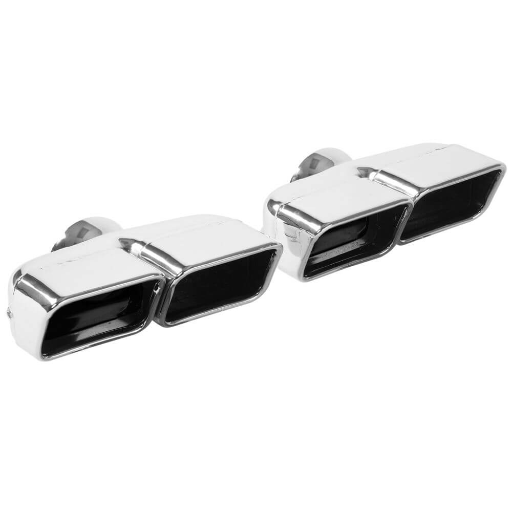MagnaFlow 35221 Rectangular Angle Cut Single Wall Exhaust Tip (2.75" ID/2.5"x7.75" OD)