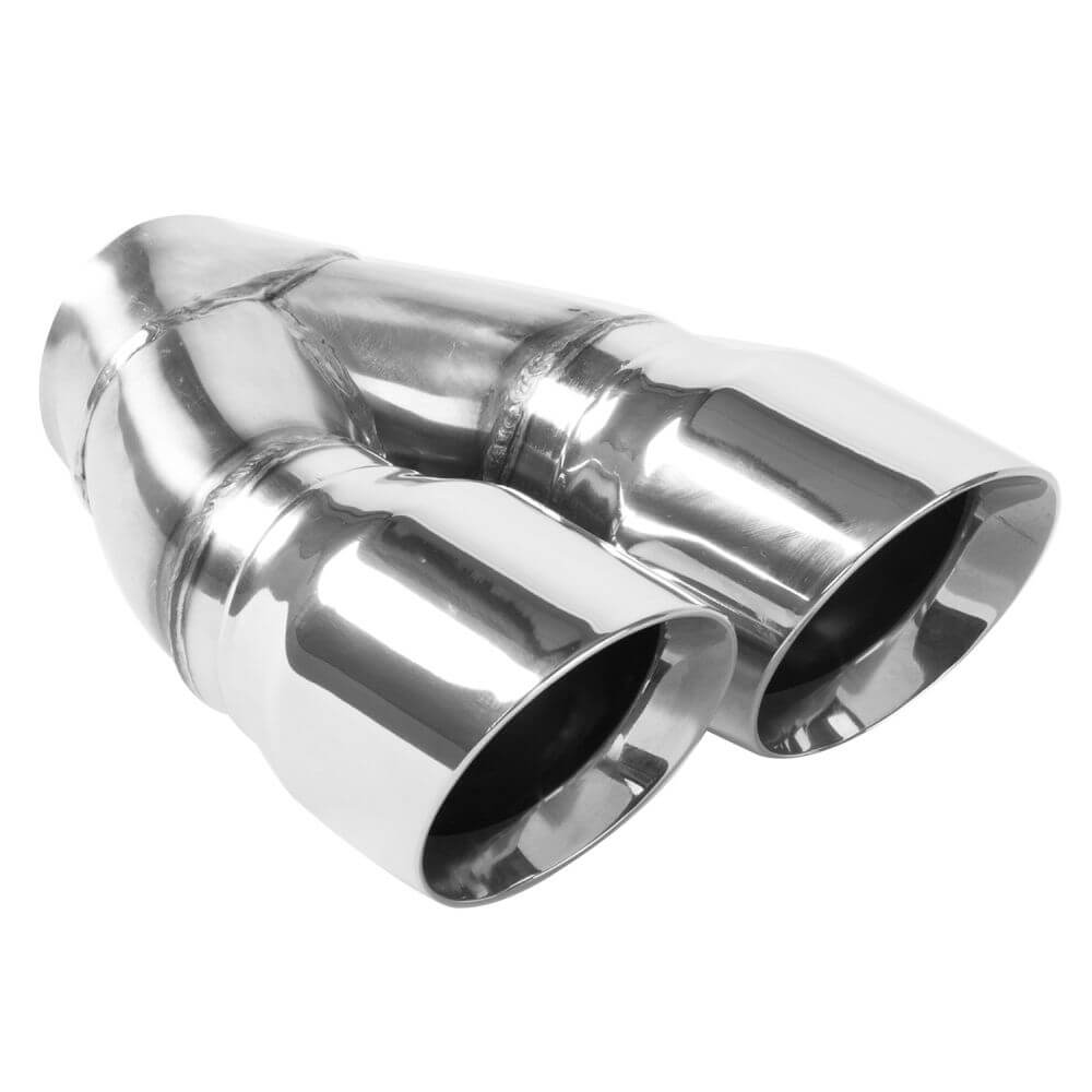 MagnaFlow 35226 Round 25 Deg. Dual Exhaust Tip (2.25" ID/3" OD)