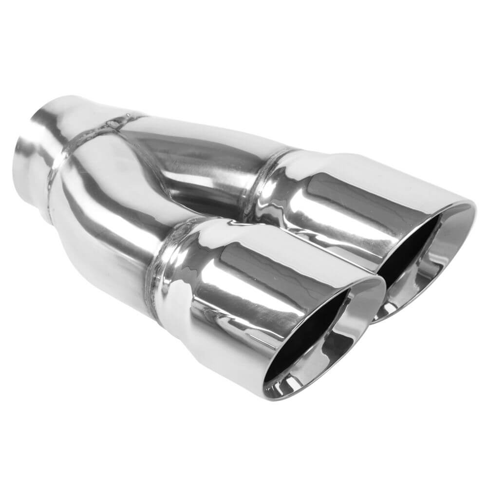 MagnaFlow 35227 Round 25 Deg. Dual Exhaust Tip (2.25" ID/3" OD)