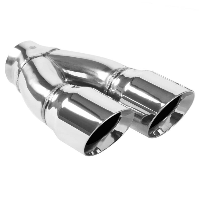 MagnaFlow 35228 Round 25 Deg. Dual Exhaust Tip (2.25" ID/3" OD)