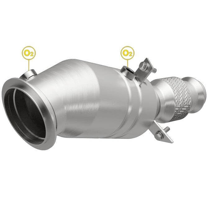 MagnaFlow 52257 OEM Grade Series Direct Fit Stainless Catalytic Converter (3.625" ID/2.375" OD)