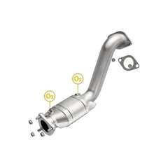 MagnaFlow 52298 OEM Grade Series Direct Fit Stainless Catalytic Converter (2.5" ID/2.5" OD)