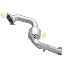 MagnaFlow 52315 OEM Grade Series Direct Fit Stainless Catalytic Converter (2.5" ID/2.5" OD)