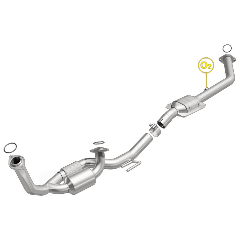 MagnaFlow 52457 OEM Grade Series Direct Fit Stainless Catalytic Converter (2" ID/2.5" OD)