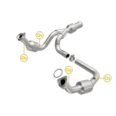 MagnaFlow 52616 OEM Grade Series Direct Fit Stainless Catalytic Converter (2.5" ID/2.5" OD)