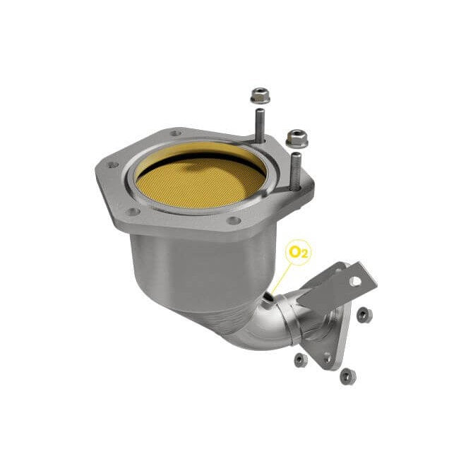 MagnaFlow 551128 Direct Fit California Stainless Catalytic Converter (4.25" ID/2" OD)