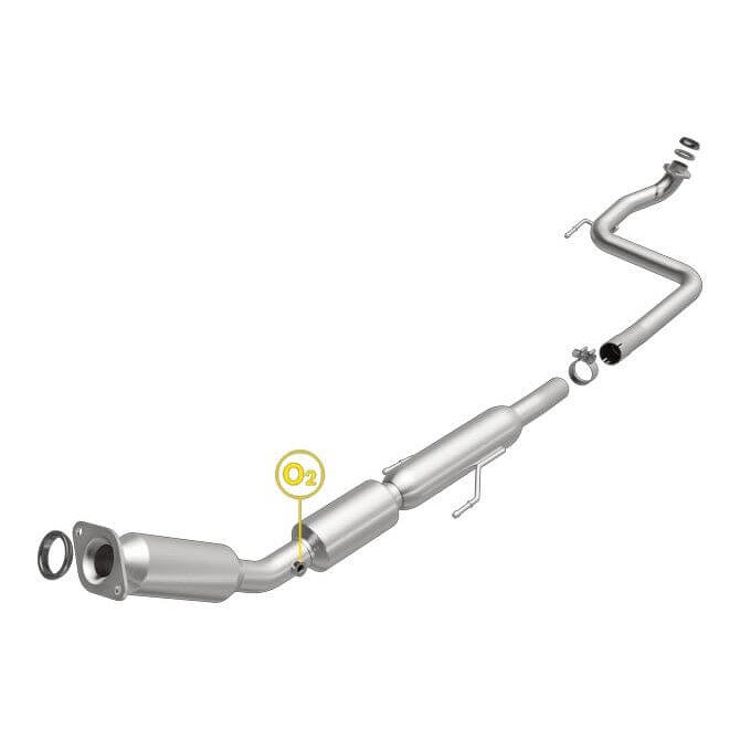 MagnaFlow 551159 Direct Fit California Stainless Catalytic Converter (2.25" ID/2.25" OD)
