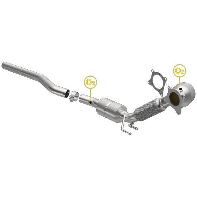 MagnaFlow 551165 Direct Fit California Stainless Catalytic Converter (3" ID/2.5" OD)