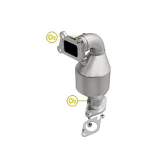 MagnaFlow 551185 Direct Fit California Stainless Catalytic Converter (2" ID/2" OD)
