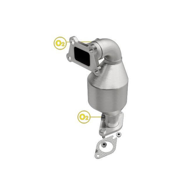 MagnaFlow 551185 Direct Fit California Stainless Catalytic Converter (2" ID/2" OD)