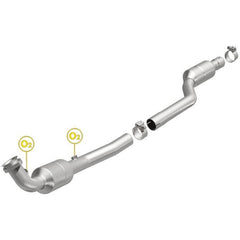 MagnaFlow 551202 Direct Fit California Stainless Catalytic Converter (2" ID/2.25" OD)