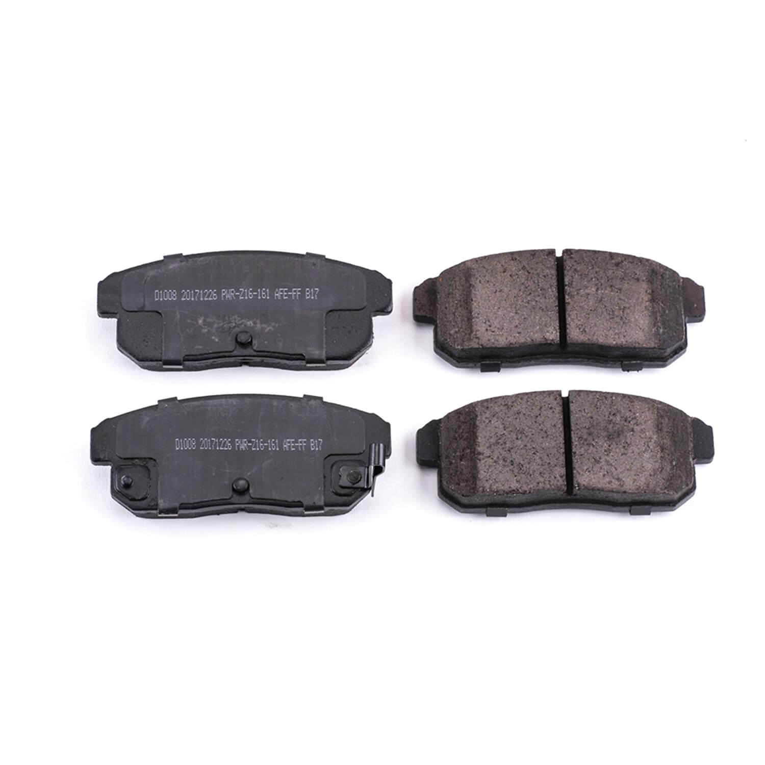 Power Stop 16-1008 Z16 Evolution Ceramic Clean Ride Scorched Brake Pads (Rear) for 2004 Mazda RX-8 Base product image