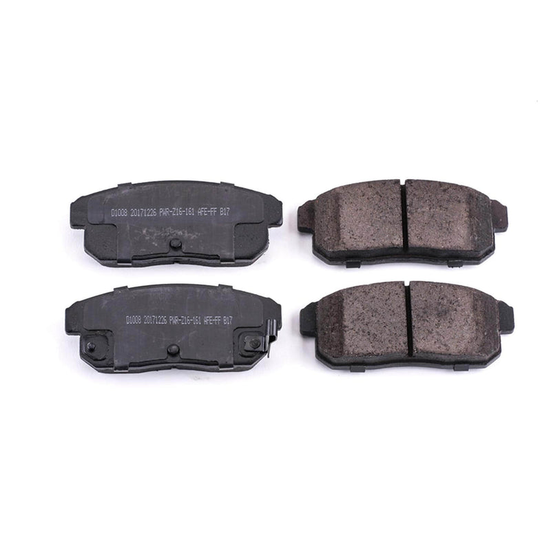 Power Stop 16-1008 Z16 Evolution Ceramic Clean Ride Scorched Brake Pads (Rear) for 2004 Mazda RX-8 Base product image