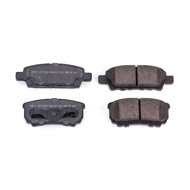 Power Stop 16-1037 Z16 Evolution Ceramic Clean Ride Scorched Brake Pads (Rear) for 2011-2014 Chrysler 200 Limited, LX, S, Touring product image