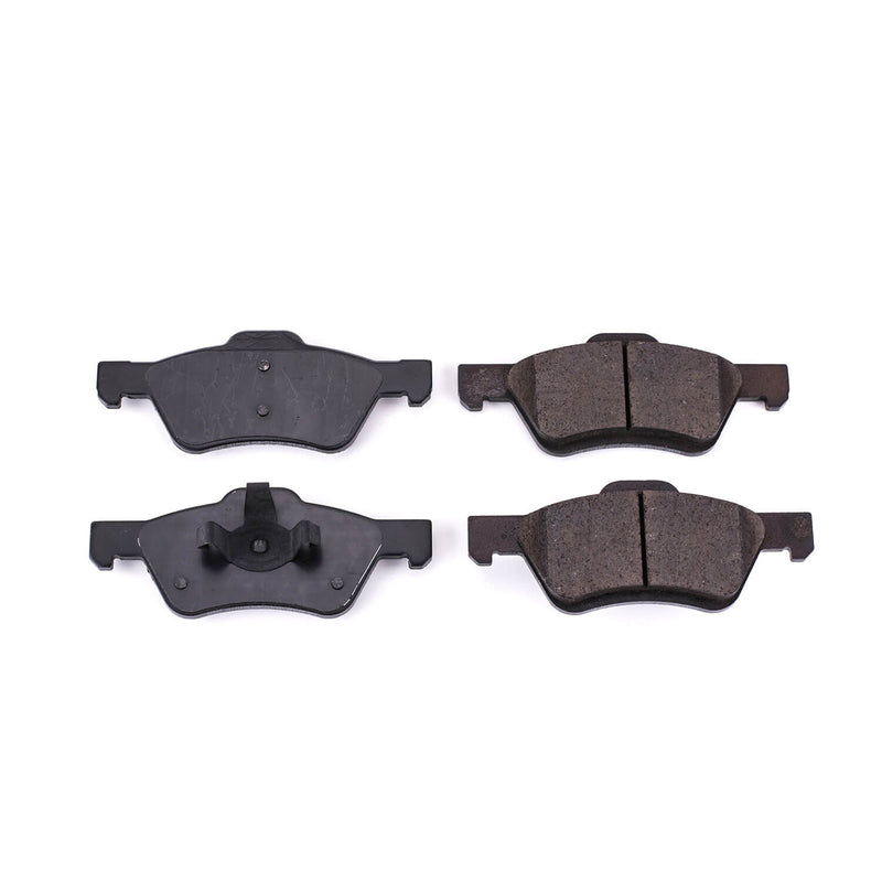 Power Stop 16-1047 Z16 Evolution Ceramic Clean Ride Scorched Brake Pads (Front) for 2005 Ford Escape Hybrid, Limited, Xls, XLT, XLT No Boundaries, XLT Sport Rear Disc, Rear Drum product image