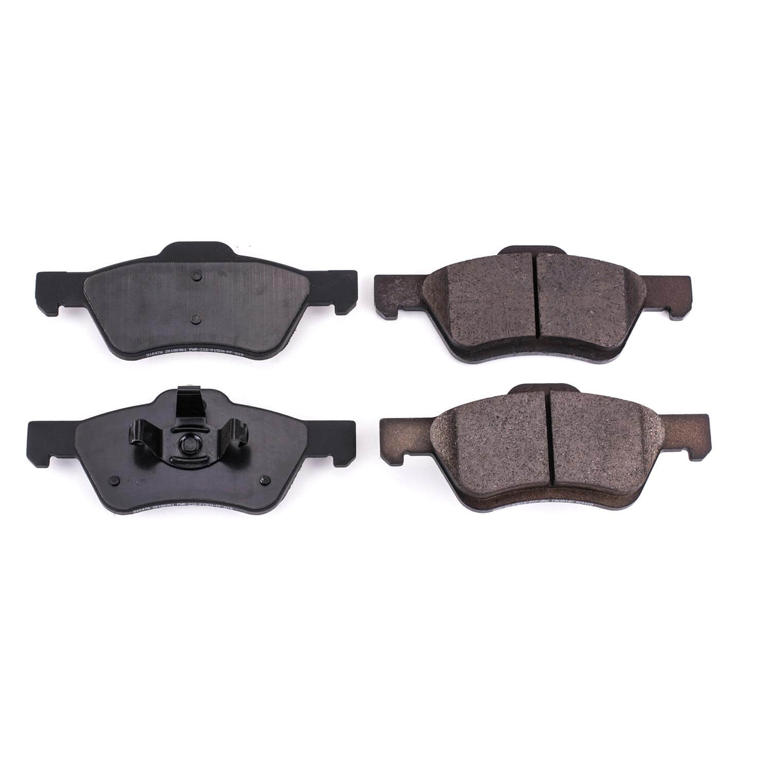 Power Stop 16-1047A Z16 Evolution Ceramic Clean Ride Scorched Brake Pads (Front) for 2008 Ford Escape Hybrid Rear Disc product image