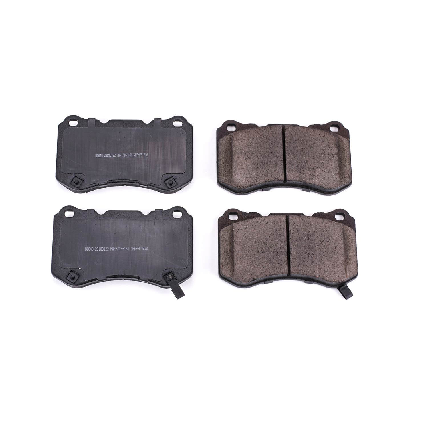 Power Stop 16-1049 Z16 Evolution Ceramic Clean Ride Scorched Brake Pads (Front) for 2004-2006 Acura TL Base product image
