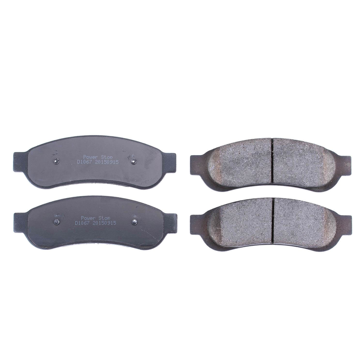 Power Stop 16-1067 Z16 Evolution Ceramic Clean Ride Scorched Brake Pads (Rear) for 2007 Ford F-250 Super Duty Harley-Davidson Edition, King Ranch, Lariat, XL, XLT product image