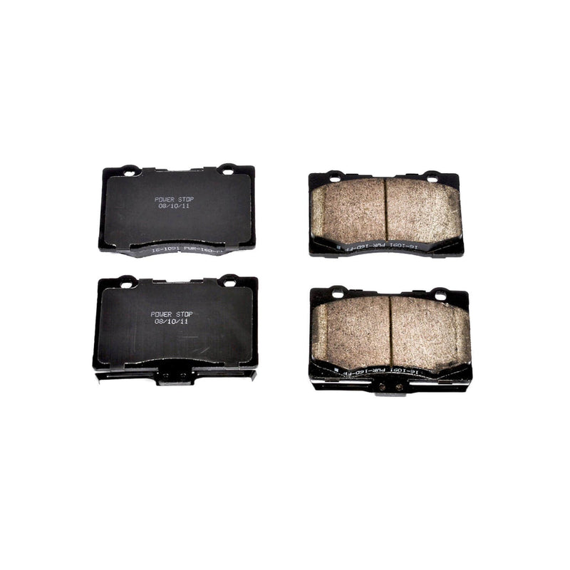 Power Stop 16-1091 Z16 Evolution Ceramic Clean Ride Scorched Brake Pads (Front) for 2005-2012 Acura RL Base product image