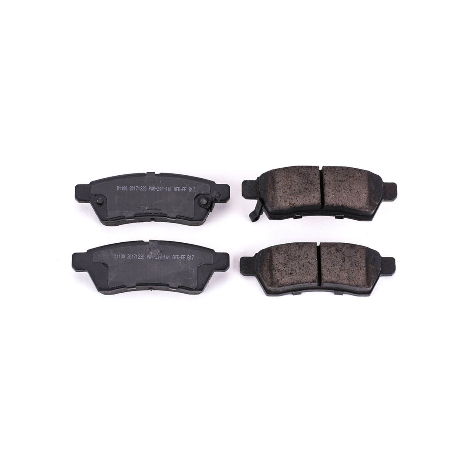 Power Stop 16-1100 Z16 Evolution Ceramic Clean Ride Scorched Brake Pads (Rear) for 2005-2008 Nissan Frontier LE, Nismo Off-Road, SE, Xe product image