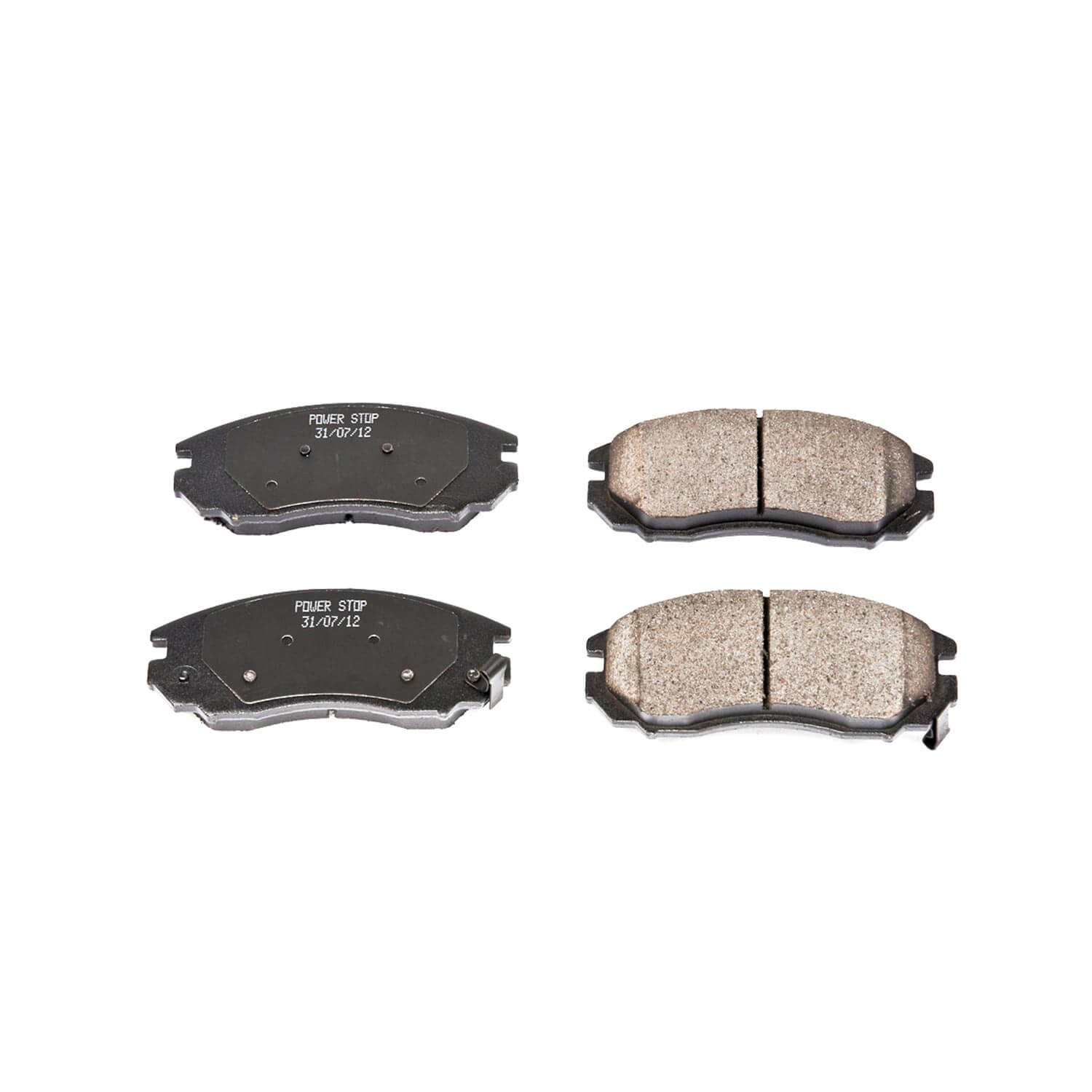 Power Stop 16-1104 Z16 Evolution Ceramic Clean Ride Scorched Brake Pads (Front) for 2004 Hyundai Tiburon Base, GT product image