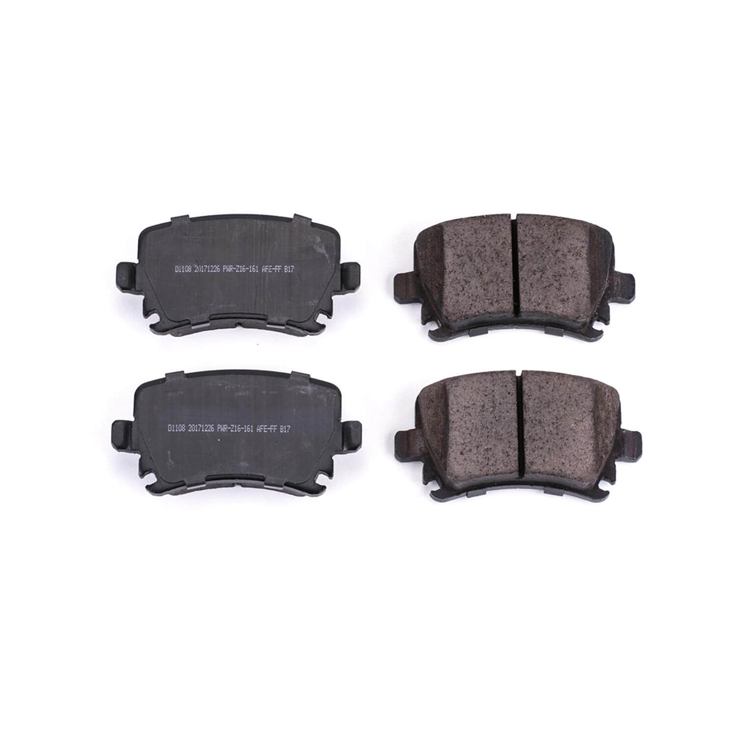 Power Stop 16-1108 Z16 Evolution Ceramic Clean Ride Scorched Brake Pads (Rear) for 2006-2009 Audi A3 Base product image