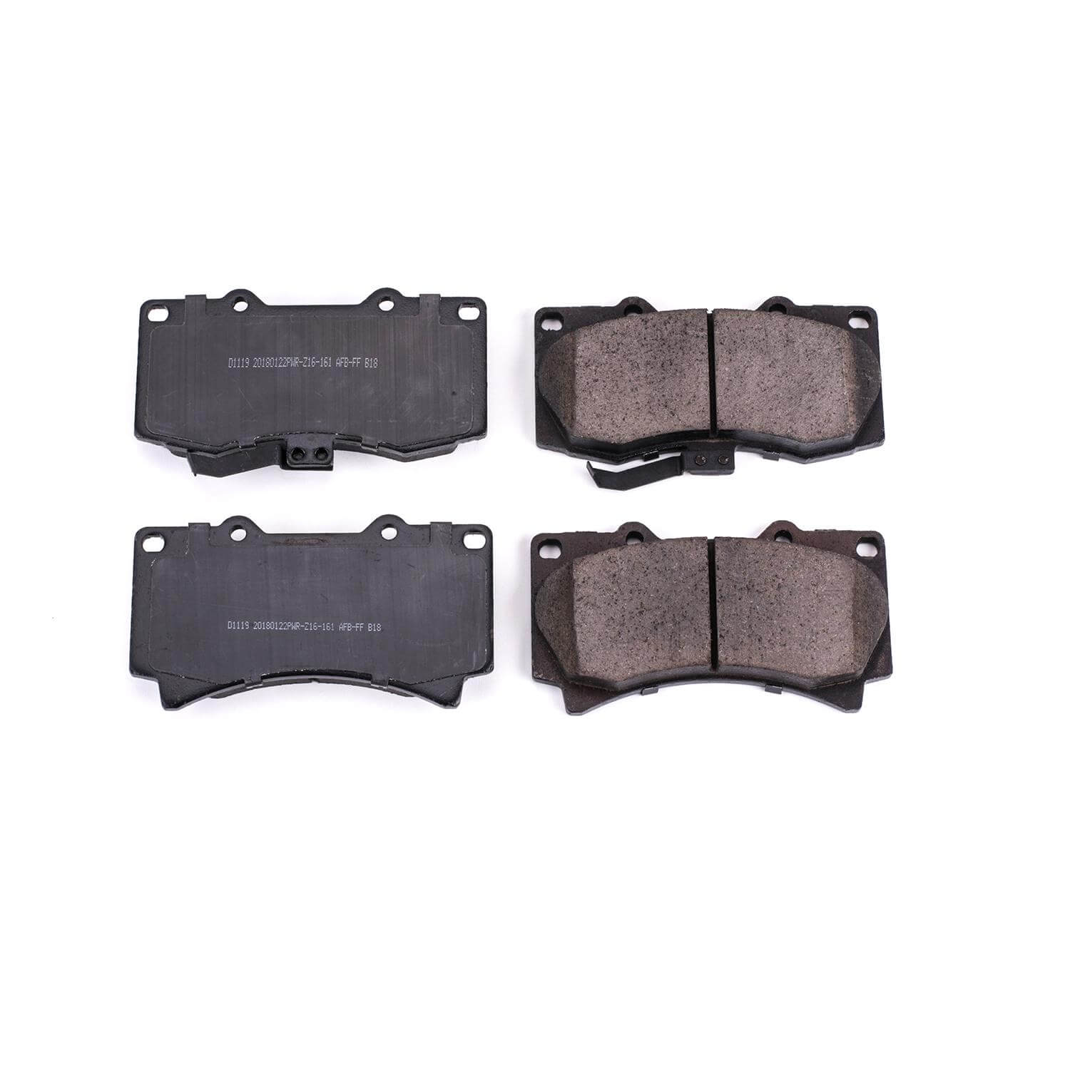 Power Stop 16-1119 Z16 Evolution Ceramic Clean Ride Scorched Brake Pads (Front) for 2006 Hummer H3 Base product image