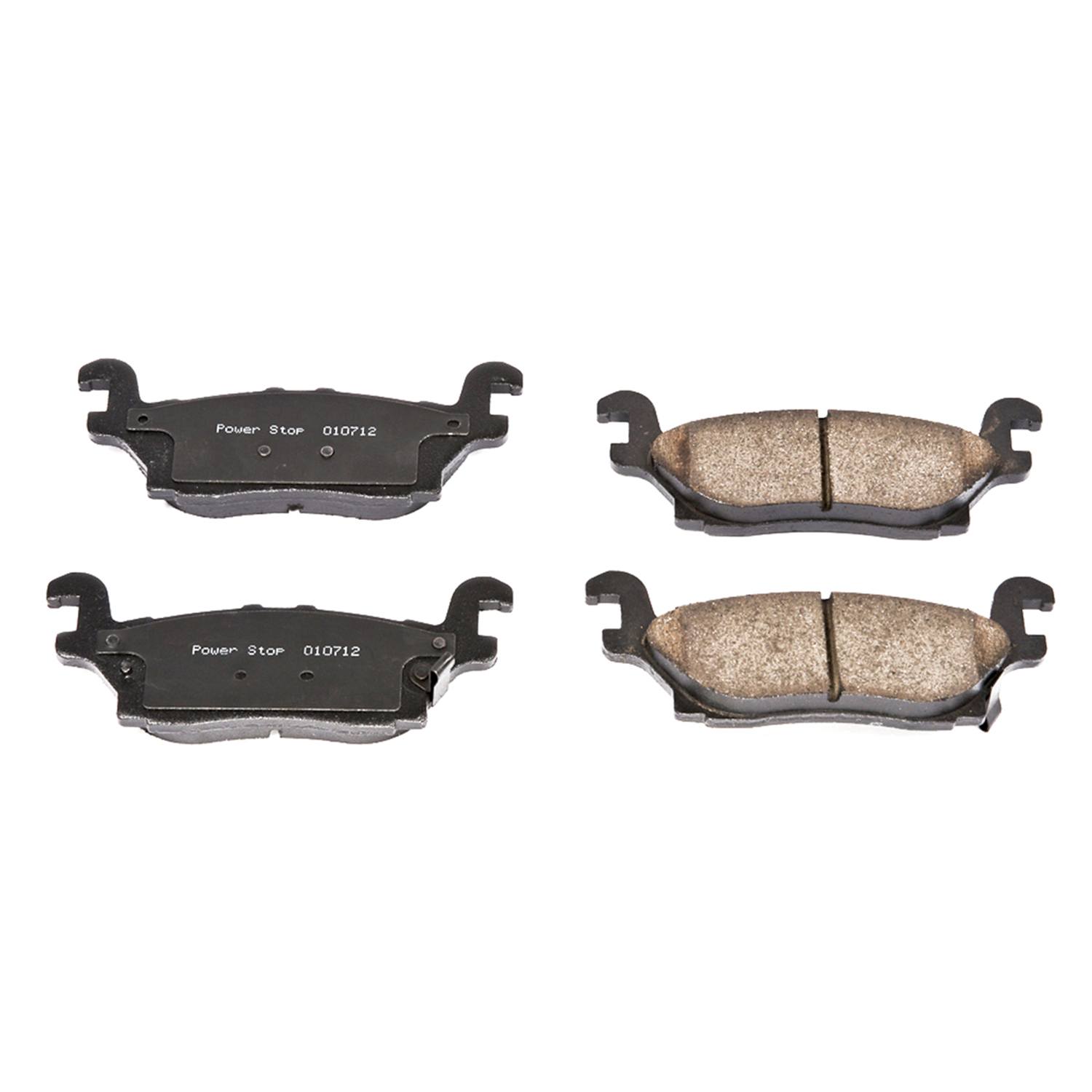 Power Stop 16-1120 Z16 Evolution Ceramic Clean Ride Scorched Brake Pads (Rear) for 2006 Hummer H3 Base product image