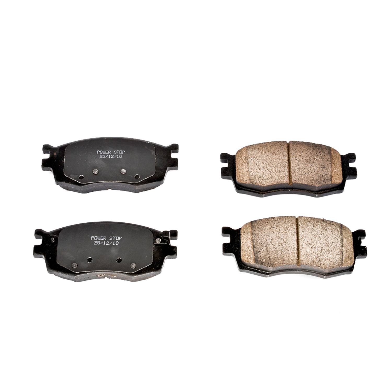 Power Stop 16-1156 Z16 Evolution Ceramic Clean Ride Scorched Brake Pads (Front) for 2006 Hyundai Accent GLS product image