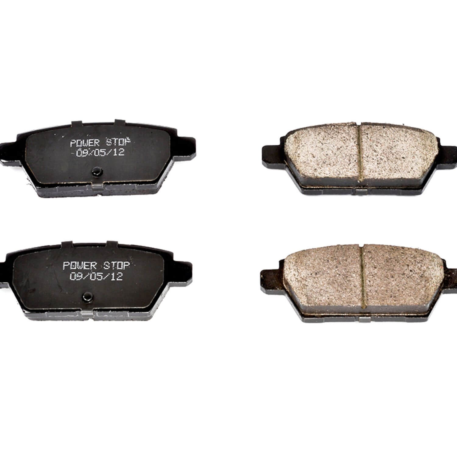 Power Stop 16-1161 Z16 Evolution Ceramic Clean Ride Scorched Brake Pads (Rear) for 2006-2009 Ford Fusion S, SE, SEL product image