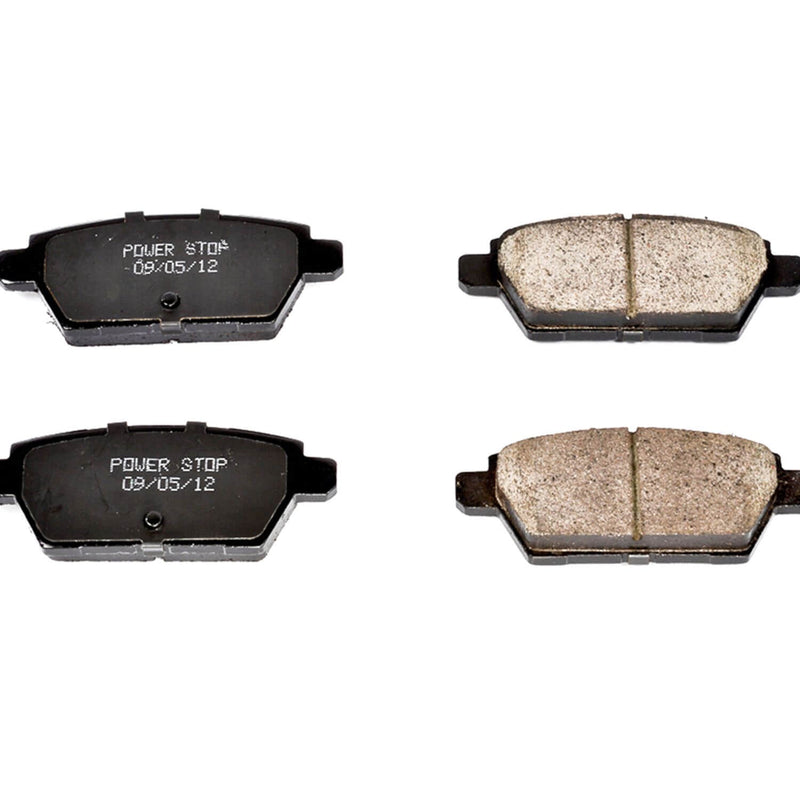 Power Stop 16-1161 Z16 Evolution Ceramic Clean Ride Scorched Brake Pads (Rear) for 2006-2009 Ford Fusion S, SE, SEL product image