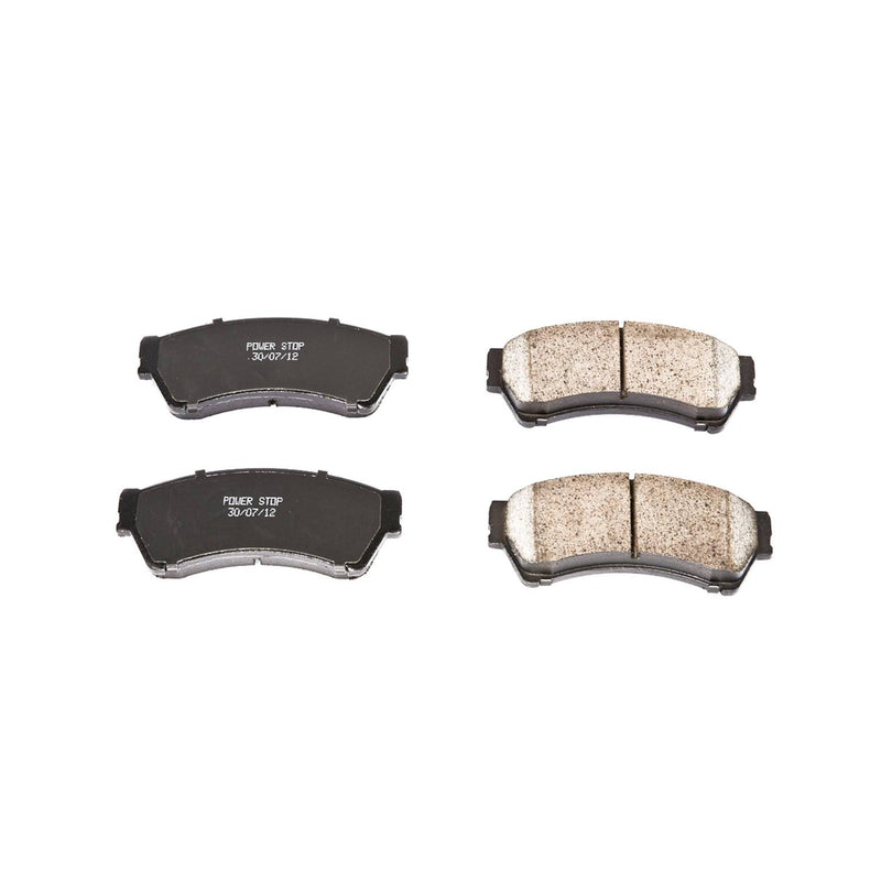 Power Stop 16-1164 Z16 Evolution Ceramic Clean Ride Scorched Brake Pads (Front) for 2006-2009 Ford Fusion S, SE, SEL product image