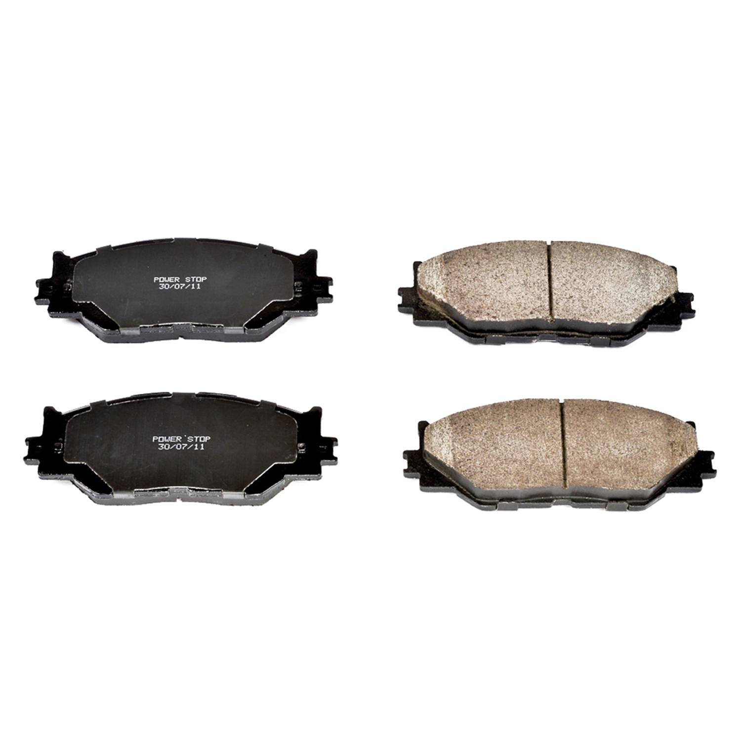 Power Stop 16-1178 Z16 Evolution Ceramic Clean Ride Scorched Brake Pads (Front) for 2006-2009 Lexus IS250 Base product image