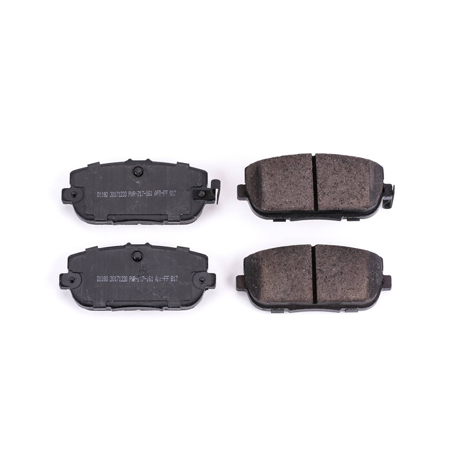 Power Stop 16-1180 Z16 Evolution Ceramic Clean Ride Scorched Brake Pads (Rear) for 2017-2018 Fiat 124 Spider Abarth, Classica, Lusso product image