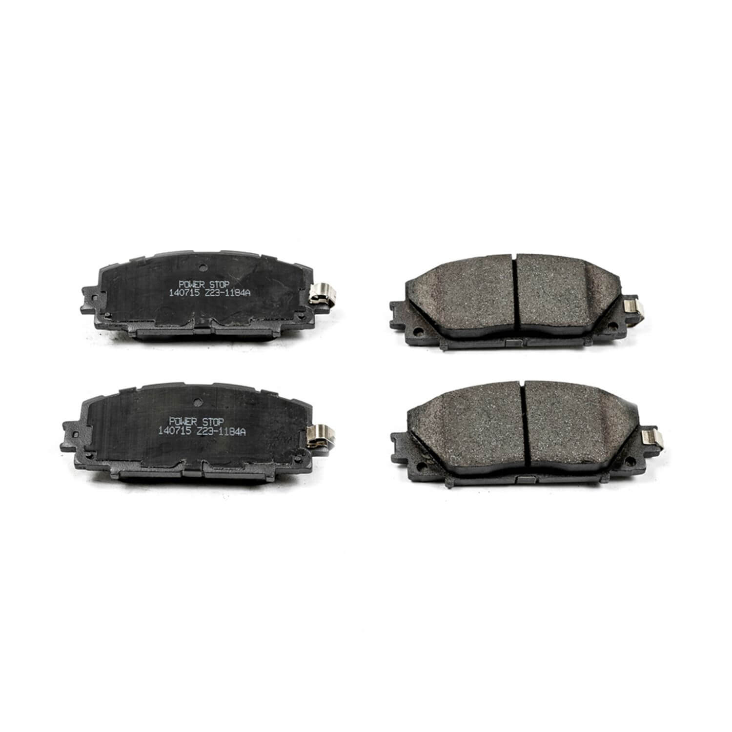 Power Stop 16-1184A Z16 Evolution Ceramic Clean Ride Scorched Brake Pads (Front) for 2011-2013 Lexus CT200H Base product image