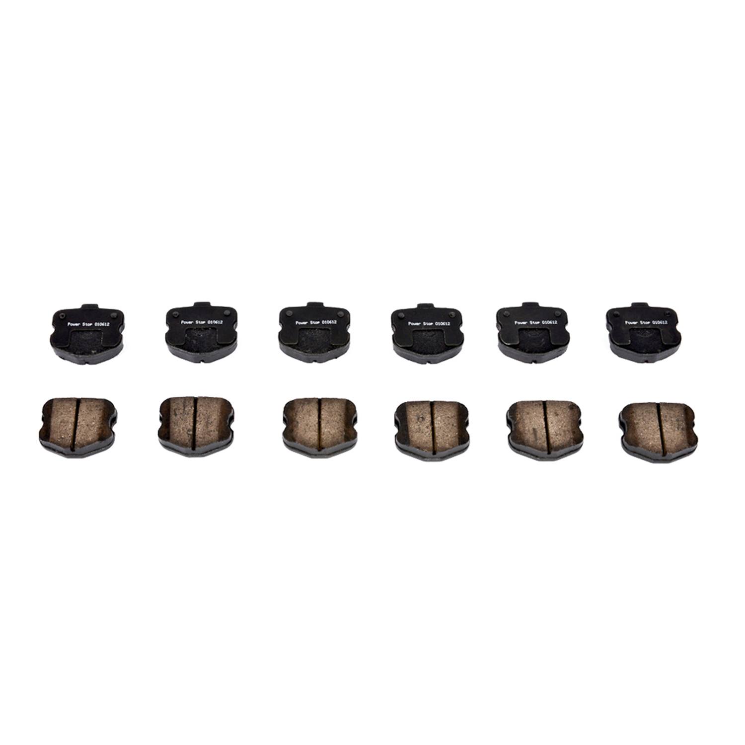 Power Stop 16-1185F Z16 Evolution Ceramic Clean Ride Scorched Brake Pads (Front) for 2006-2007 Chevrolet Corvette Z06 product image
