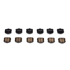 Power Stop 16-1185F Z16 Evolution Ceramic Clean Ride Scorched Brake Pads (Front) for 2006-2007 Chevrolet Corvette Z06 product image