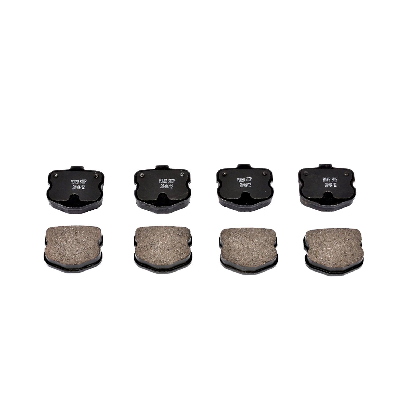 Power Stop 16-1185R Z16 Evolution Ceramic Clean Ride Scorched Brake Pads (Rear) for 2006-2007 Chevrolet Corvette Z06 product image