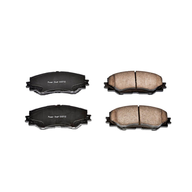 Power Stop 16-1210 Z16 Evolution Ceramic Clean Ride Scorched Brake Pads (Front) for 2010-2012 Lexus HS250H Base, Premium product image