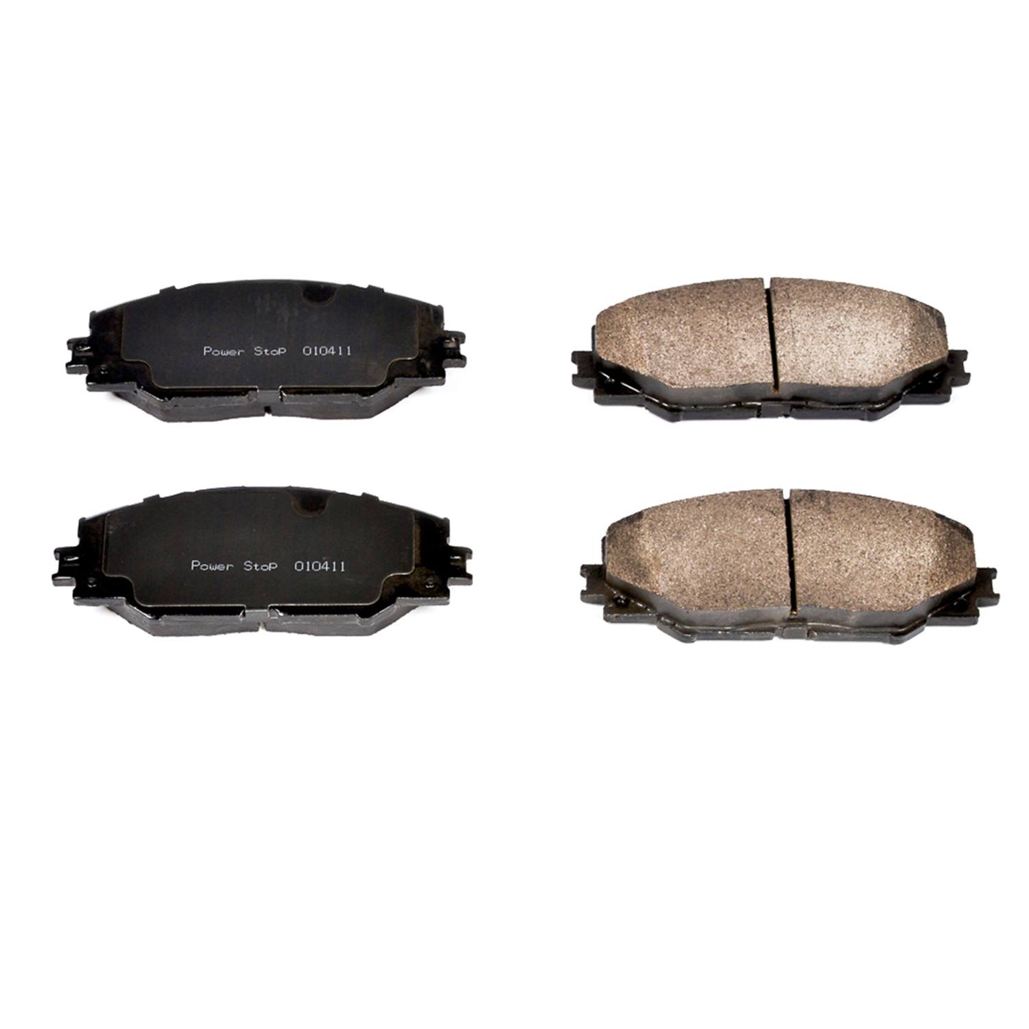 Power Stop 16-1211 Z16 Evolution Ceramic Clean Ride Scorched Brake Pads (Front) for 2009-2010 Pontiac Vibe AWD, Base, GT product image