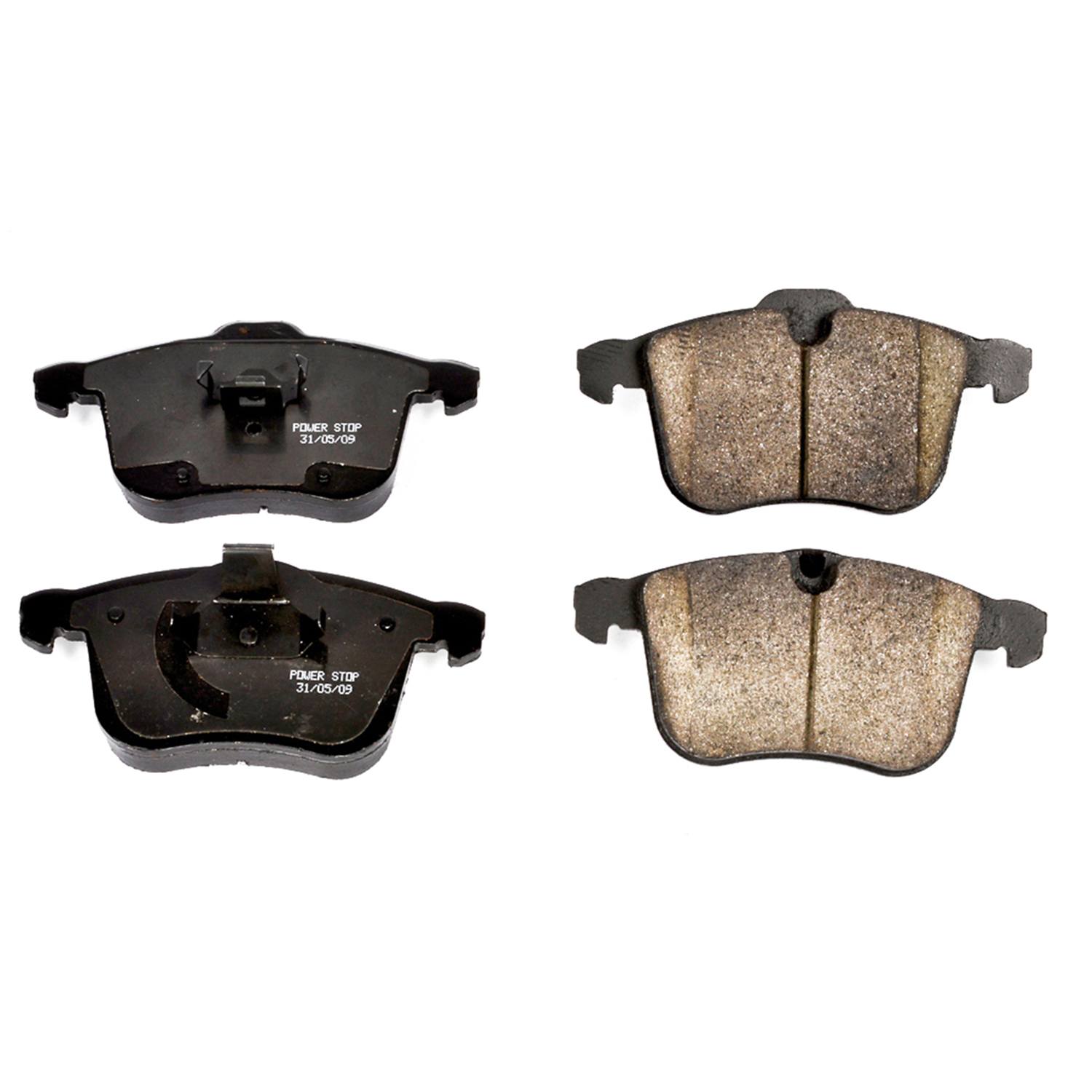 Power Stop 16-1257 Z16 Evolution Ceramic Clean Ride Scorched Brake Pads (Front) for 2006-2007 Saab 9-3. Aero product image