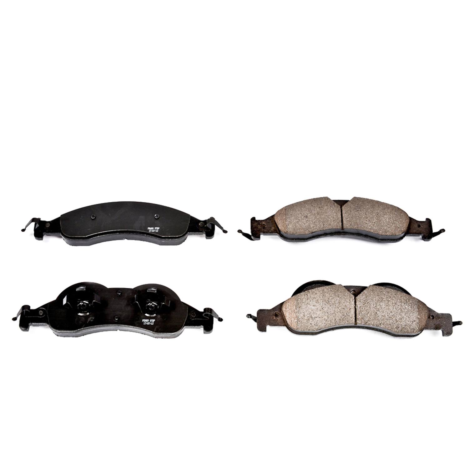 Power Stop 16-1278 Z16 Evolution Ceramic Clean Ride Scorched Brake Pads (Front) for 2007 Ford Expedition Eddie Bauer, El Eddie Bauer, El Limited, El XLT, Limited, XLT product image