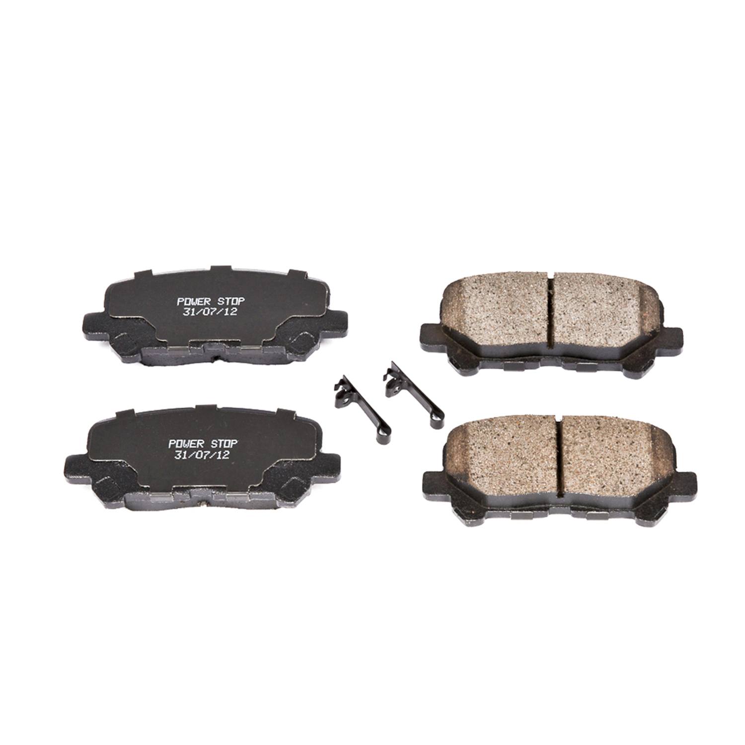 Power Stop 16-1281 Z16 Evolution Ceramic Clean Ride Scorched Brake Pads (Rear) for 2007-2013 Acura MDX Base product image