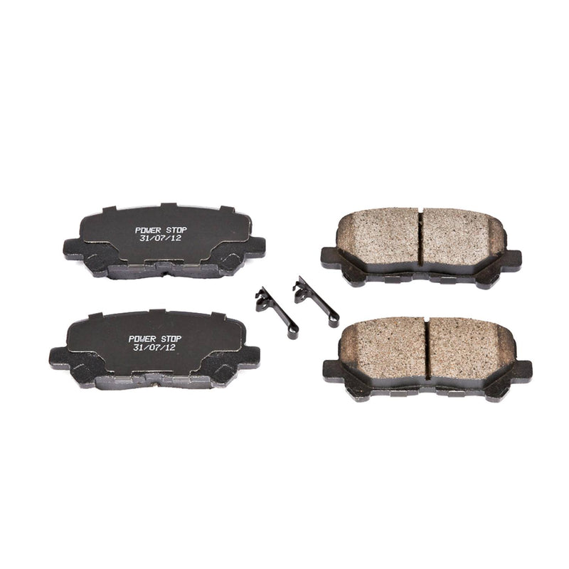 Power Stop 16-1281 Z16 Evolution Ceramic Clean Ride Scorched Brake Pads (Rear) for 2007-2013 Acura MDX Base product image