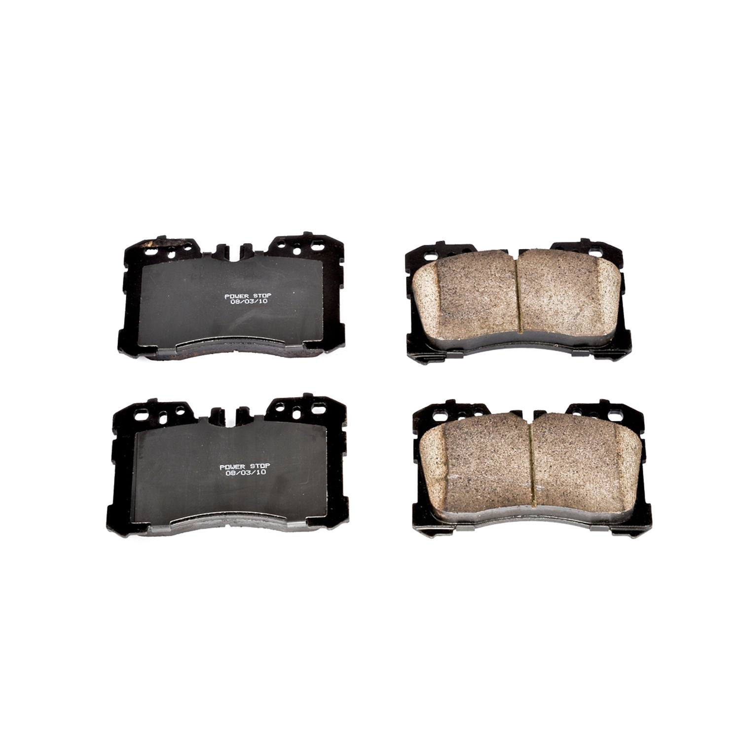 Power Stop 16-1282 Z16 Evolution Ceramic Clean Ride Scorched Brake Pads (Front) for 2007-2008 Lexus LS460 Base, L All Wheel Drive product image