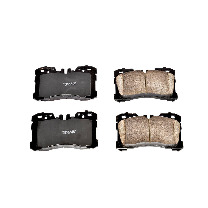 Power Stop 16-1282 Z16 Evolution Ceramic Clean Ride Scorched Brake Pads (Front) for 2007-2008 Lexus LS460 Base, L All Wheel Drive product image