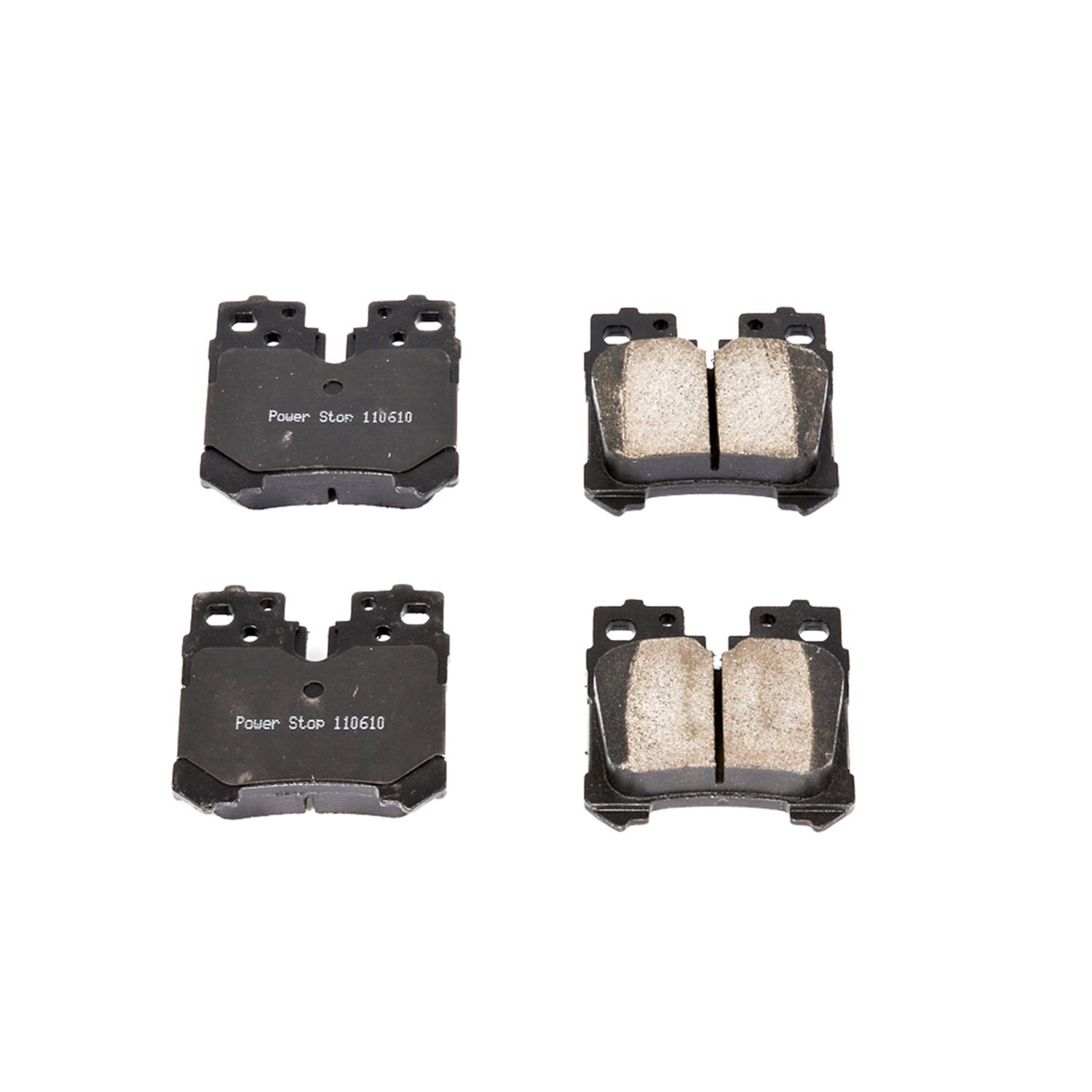 Power Stop 16-1283 Z16 Evolution Ceramic Clean Ride Scorched Brake Pads (Rear) for 2007-2012 Lexus LS460 Base, L product image